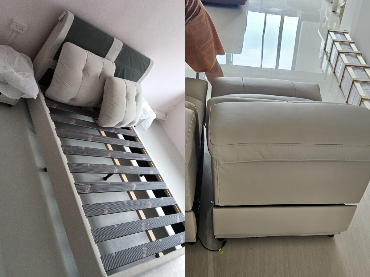 loft bed frame assembly Singapore